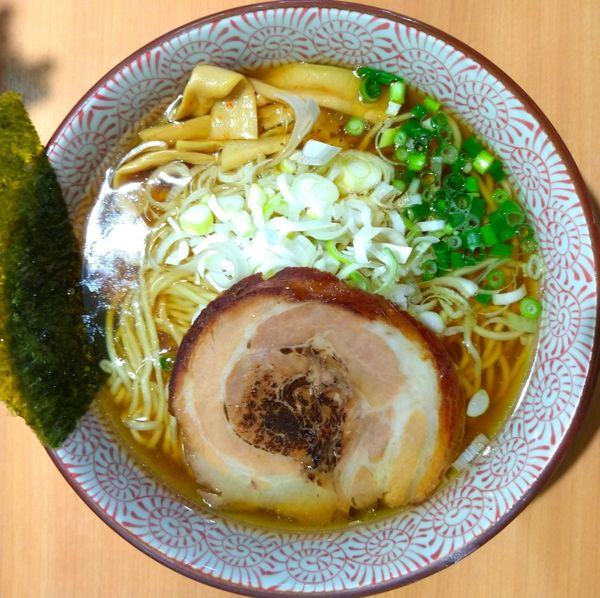 「あご煮干しそば大盛（￥760+100）」@麺や 虎ノ道の写真