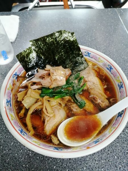 「チャーシュー大盛、めんま50、チャーシュー50、海苔50」@青島食堂 南万代店の写真