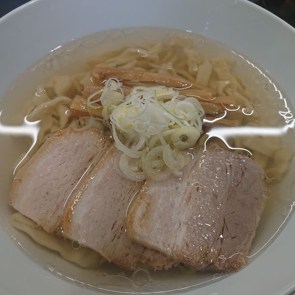 「会津山塩らぁ麺850円(手打)」@うえんで 山鹿店の写真