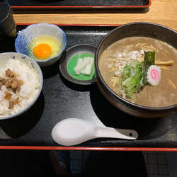 濃いニボ　800円+TKごはん200円