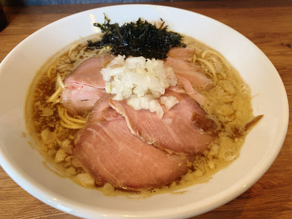 「【限定】濃厚煮干拉麺950円」@煮干拉麺 小烏丸 問屋町店の写真