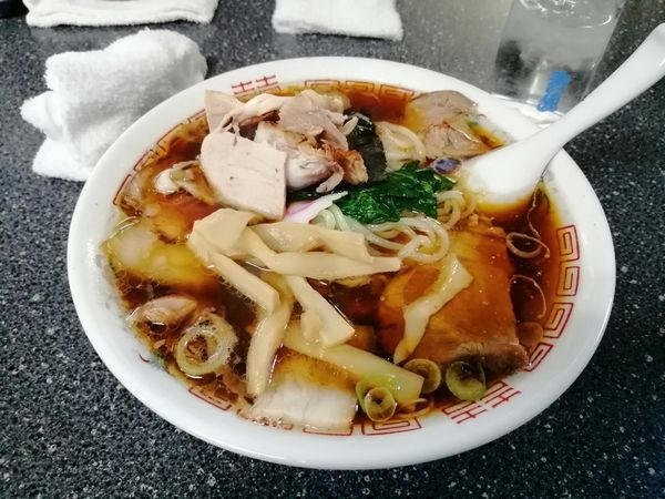 「チャーシュー並、チャーシュー50，メンマ50」@青島食堂 南万代店の写真