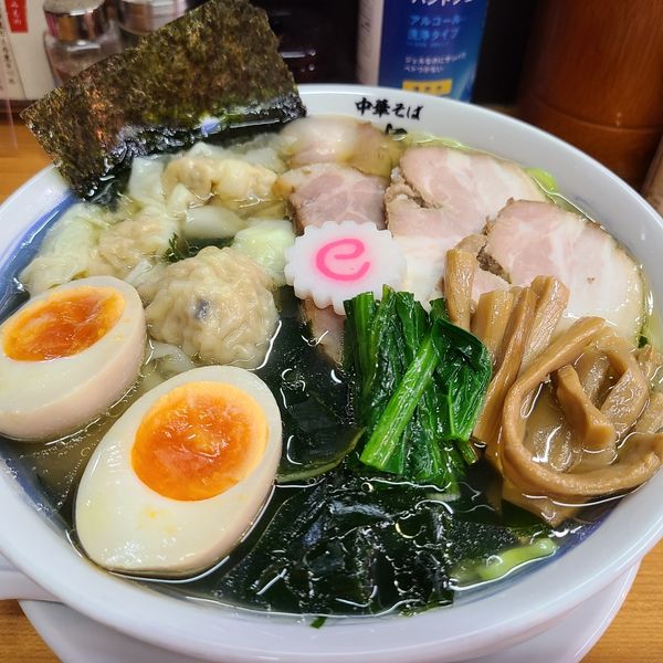 「特中華そば　塩」@中華そば 半ざわの写真