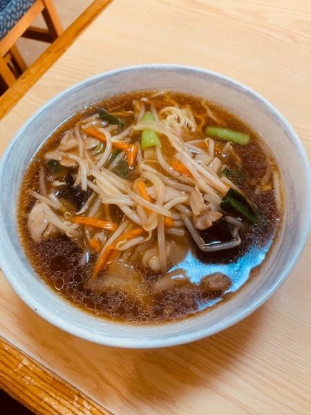 「もやしそば 650円」@わらくの写真