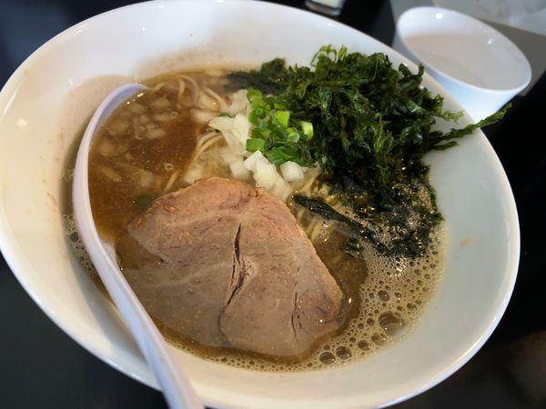 「粗炊中華そば+焼豚OPTION」@粗炊中華そば のじじの写真