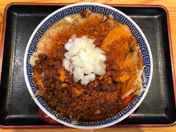 「旨辛角ふじそば」@つくば麺屋こうじの写真