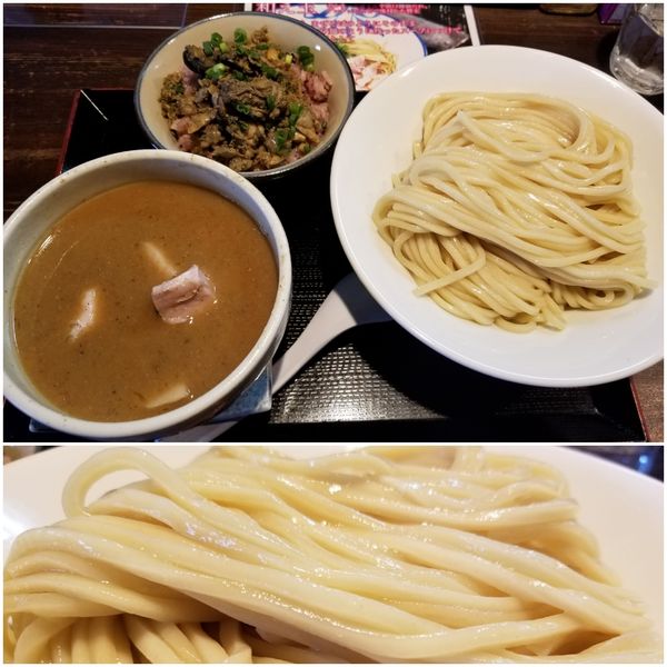 「濃厚つけ麺 鶏しぼり 麺大盛り」@麺屋 玉ぐすくの写真