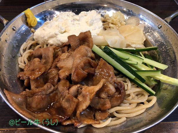 「中冷やし中華(950円)」@立川マシマシ 8号店の写真