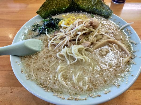 「ネギ塩ラーメン 麺硬め 脂多め ¥800」@ラーメンショップ 足利50号店の写真