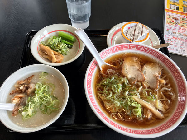 「お粥セットC」@幸楽苑 小田原成田店の写真