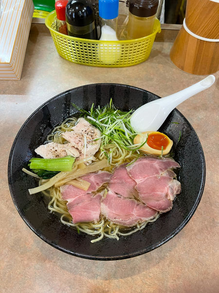 「鯵塩ラーメン（950円）」@ラーメン虎一番の写真