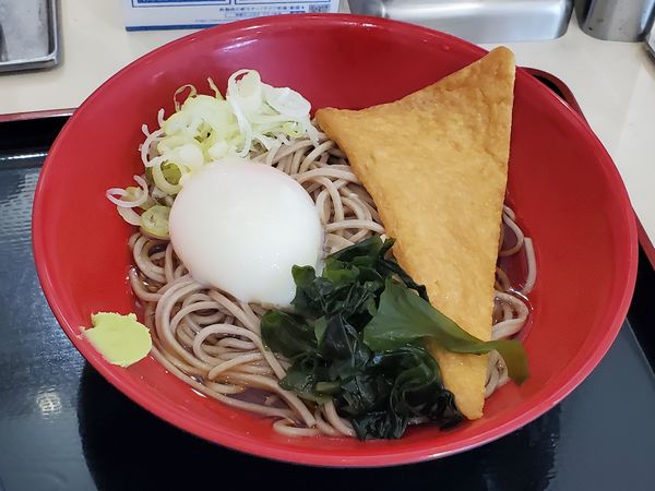 「朝・夕そば・きつね・冷やし」@名代 富士そば 日ノ出町店の写真