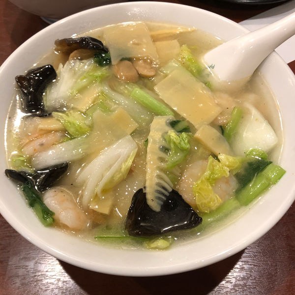 「エビあんかけそば」@龍鳳の写真