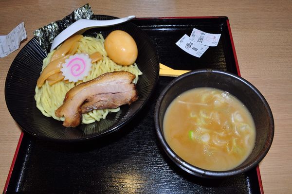 「もり味玉大盛り950＋110（当時）」@茨城大勝軒の写真