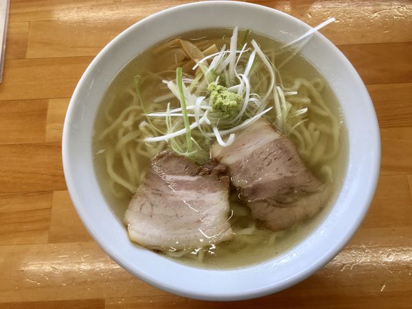 「山葵潮そば」@活力再生麺屋 あじ庵食堂の写真