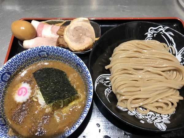 「濃厚つけ麺(並)、全部のせ」@松戸富田麺絆の写真