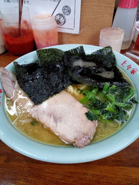 「ラーメン中盛り」@横浜家系ラーメン上々家の写真