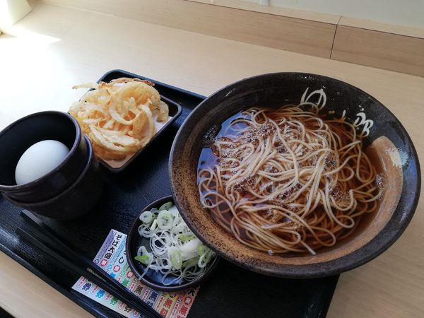 「朝そば 370円」@ゆで太郎 田名店の写真