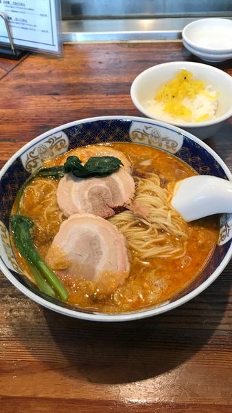 「太肉担々麺」@支那麺 はしご 新小岩店の写真