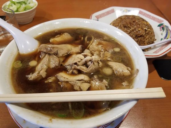 「中華そばセット」@末廣ラーメン本舗 高田馬場分店の写真