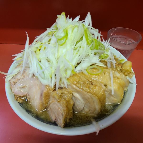 「小豚　ネギ」@ラーメン二郎 桜台駅前店の写真