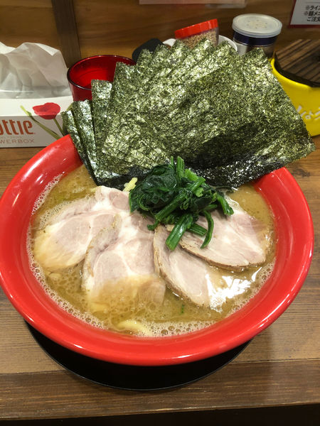 「海苔チャーシュー中」@吉祥寺 武蔵家 両国店の写真