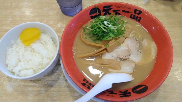 「ラーメンセット(並·コッテリ·ニンニク)¥790-」@天下一品 神田店の写真