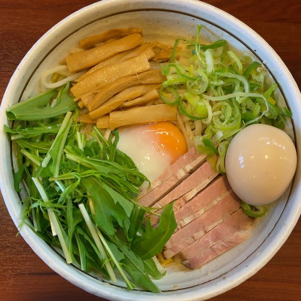 「こってり 汁なし（大）850円+味玉」@麺屋 旬の写真