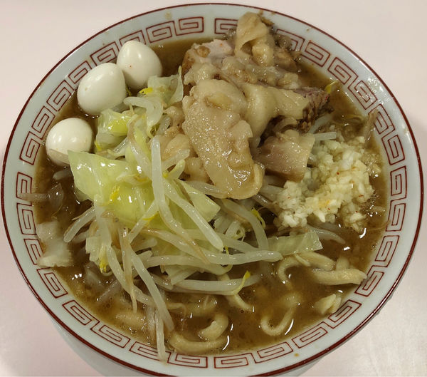 「小ラーメン(うずら.ニンニク.アブラ)」@成蹊前ラーメン 吉祥寺の写真