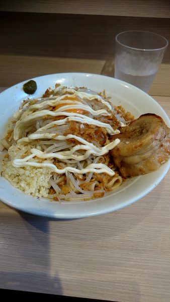 「汁なし 800円 麺500g」@麺屋 味方の写真
