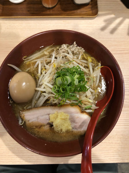 「焼き味噌　味玉」@拉麺 大公 南太田本店の写真