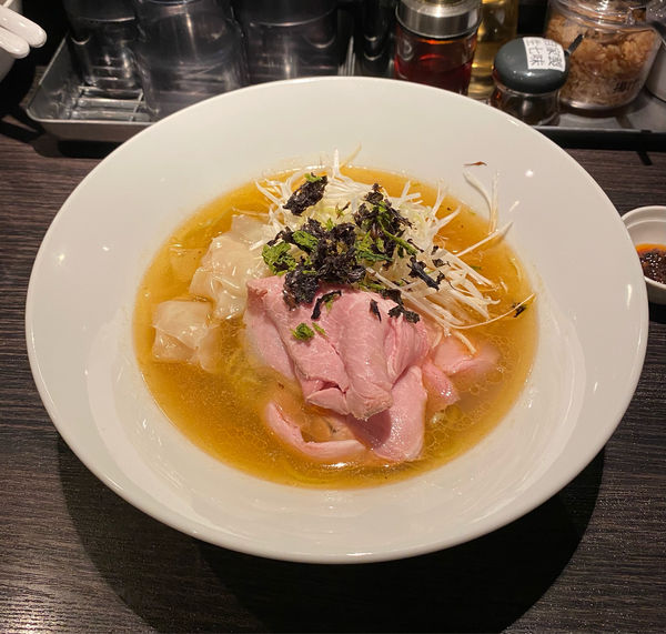 「【限定】淡麗海老そば」@中華そば 十目一八食堂の写真