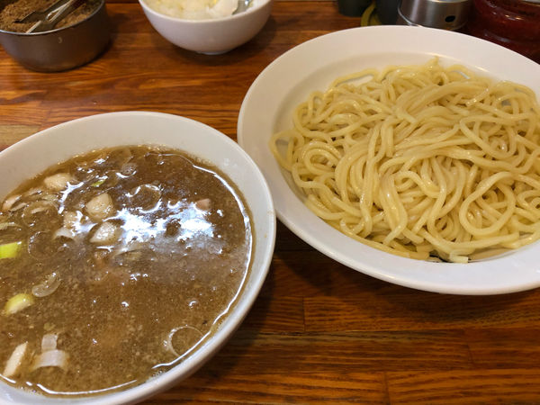 「肉入りつけそば」@麺 髙はしの写真