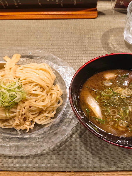 「『鴨汁つけそば』950円」@らーめん 鴨to葱の写真