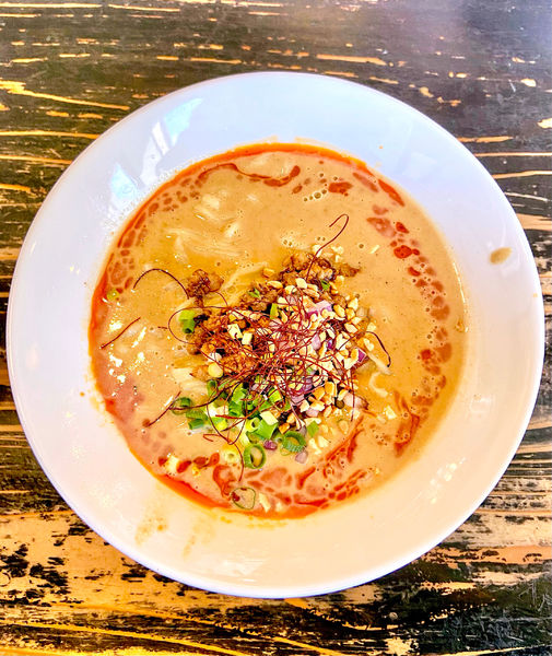 「鶏白湯の坦々麺」@らーめん 二代目吉田商店の写真