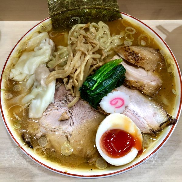 「【限定A】生姜味噌特盛り￥1200+ビール+チャーシュー」@手揉み中華そば 中村の写真