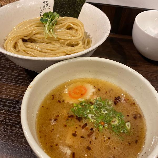 「鶏白湯つけ麺」@麺屋 藤しろ 三軒茶屋店の写真