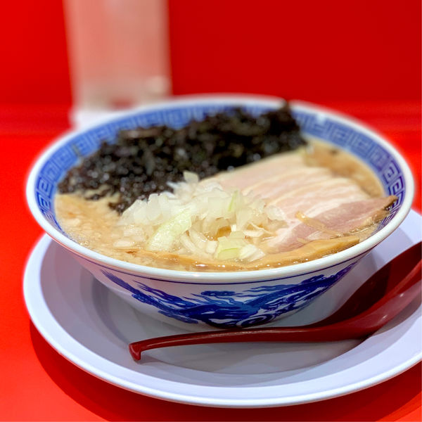 「背脂中華そば黒海苔」@新潟発祥ラーメンなおじ 上北沢店の写真