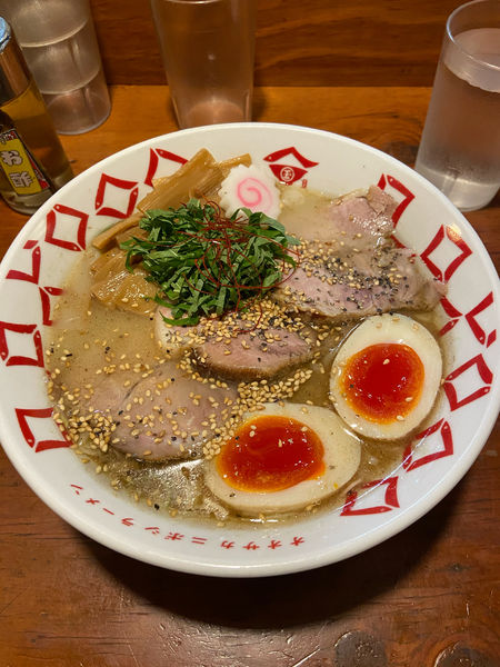 「塩煮干しらーめん」@煮干しらーめん 四代目 玉五郎 鶴橋店の写真