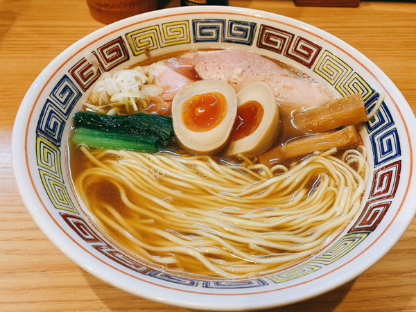 「味玉中華そば」@ほっこり中華そば もつけの写真