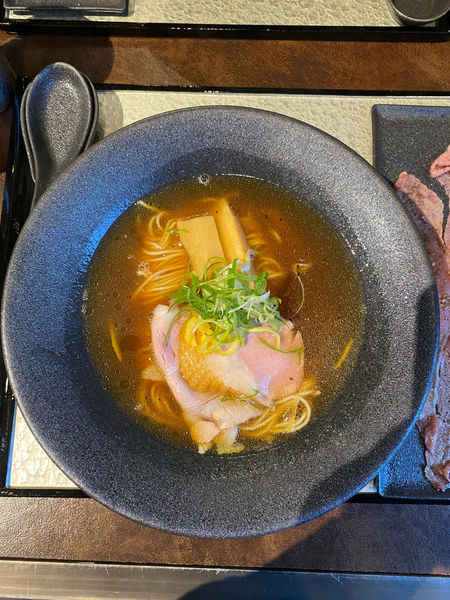 「鴨soba」@鶏soba 座銀 くずはモール店の写真