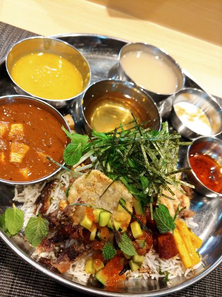 「SPプレート「ナッラマナム式魚介の混ぜご飯」」@スパイス料理ナッラマナムの写真