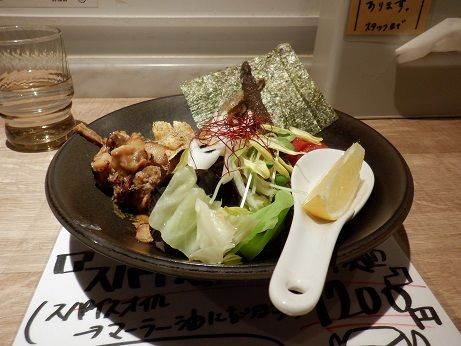 「スパイスまぜそば　麺半分」@スパイスラーメン 点と線.の写真