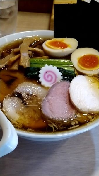 「特製中華ソバ（大盛り）」@中華ソバ ちゃるめの写真