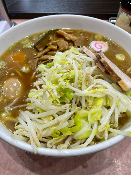 「中華そば（小）＋野菜＋メンマ＋半熟たまご」@所沢大勝軒の写真