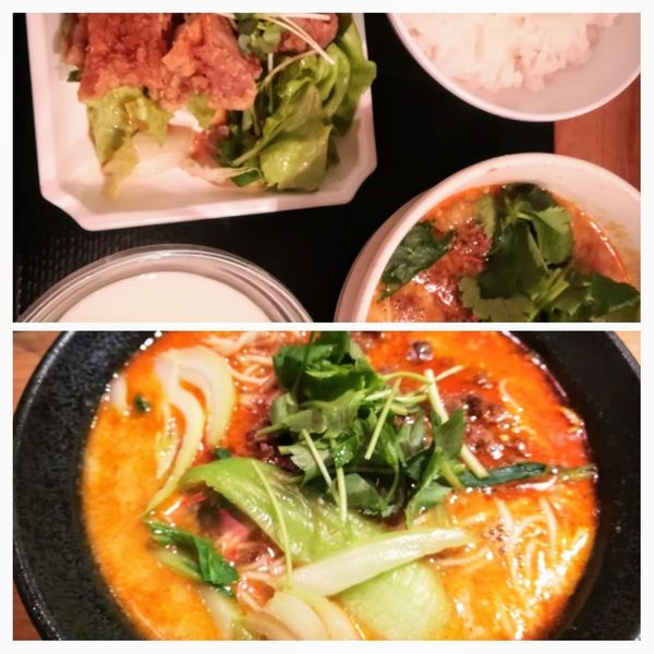 「担々麺680貴妃膳580」@四川屋台の写真