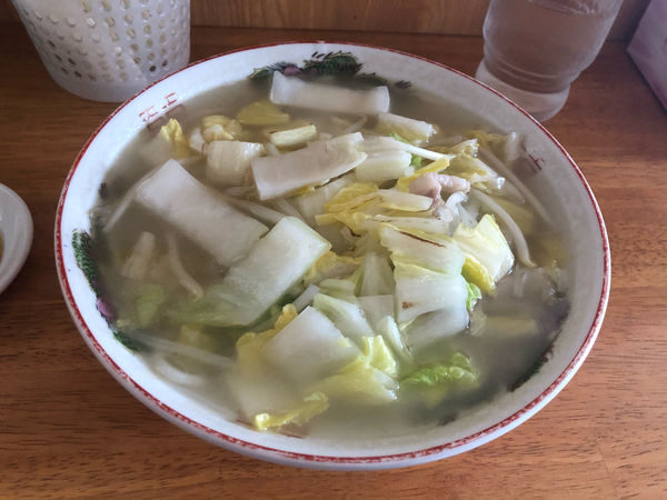 「タンメン + 餃子」@香 東中神店の写真