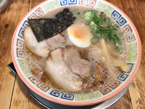 「昔ラーメン　並」@大砲ラーメン 合川店の写真