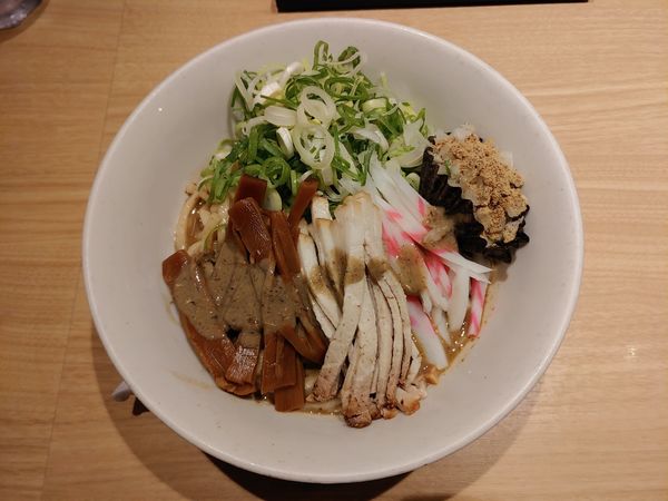 「まぜにぼ」@長尾中華そば 名古屋驛麺通り店の写真