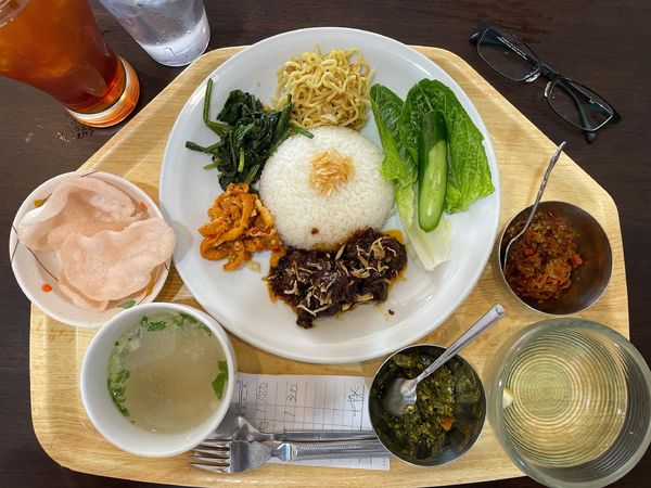 「ナシチャンプル（Kambing）」@モンゴ モロの写真